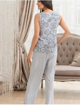 Комплект тройка из тканой вискозы Mia-Amore CAITLYN 5095, Цвет: ментол, Размеры: S, изображение 3