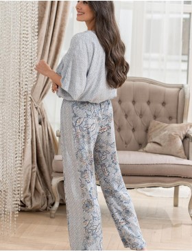 Пижама из тканой вискозы Mia-Amore CAITLYN 5096, Цвет: ментол, Размеры: S, изображение 2