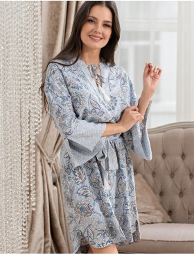 Короткая туника с поясом Mia-Amore CAITLYN 5098, Цвет: ментол, Размеры: S/M, изображение 4