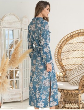 Длинная рубашка-платье Mia-Amore CASSIA 5257, Цвет: светло-синий, Размеры: 4XL, изображение 2