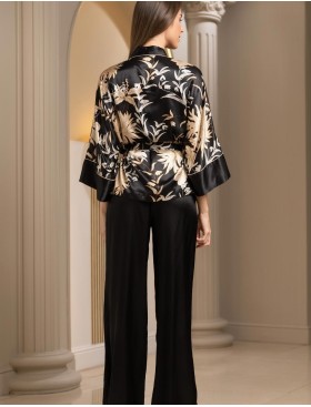 Брючный комплект-тройка Mia-Amore ELMIRA 4265, Цвет: черный, Размеры: S, изображение 4