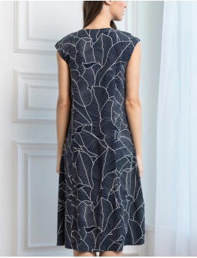 Домашнее платье Mia-Amore LEANA 5318, Цвет: темно-синий, Размеры: XL, изображение 3