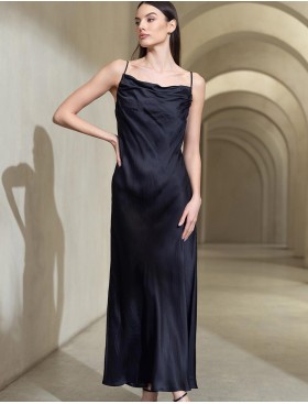 Длинное платье-сорочка с жакетом Mia-Amore MALENA 4143, Цвет: черный, Размеры: M, изображение 2