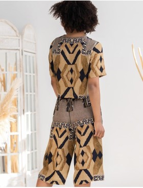 Комплект рубашка с удлиненными шортами Mia-Amore MARTINIKA 5282, Цвет: мультицвет, Размеры: S, изображение 2