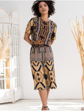 Комплект рубашка с удлиненными шортами Mia-Amore MARTINIKA 5282, Цвет: мультицвет, Размеры: S, изображение 3