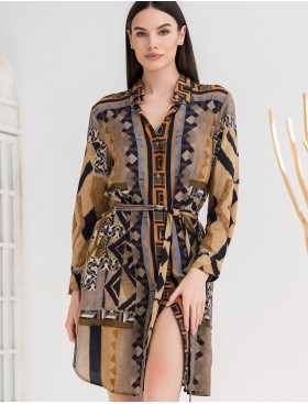 Рубашка средней длины Mia-Amore MARTINIKA 5283, Цвет: мультицвет, Размеры: S