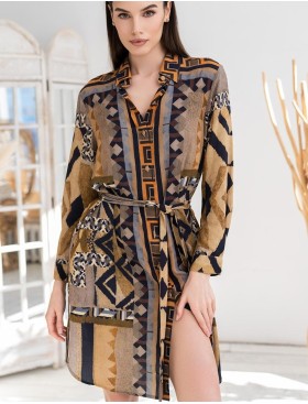 Рубашка средней длины Mia-Amore MARTINIKA 5283, Цвет: мультицвет, Размеры: S, изображение 3