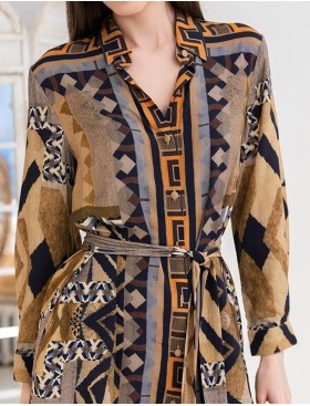 Рубашка средней длины Mia-Amore MARTINIKA 5283, Цвет: мультицвет, Размеры: S, изображение 4