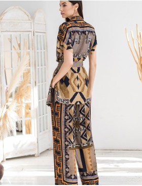 Комплект рубашка и брюки Mia-Amore MARTINIKA 5285, Цвет: мультицвет, Размеры: 3XL, изображение 2