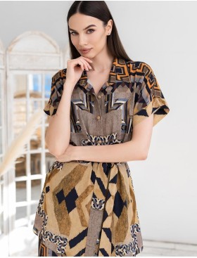 Комплект рубашка и брюки Mia-Amore MARTINIKA 5285, Цвет: мультицвет, Размеры: 3XL, изображение 4