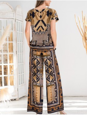 Домашний комплект из вискозы Mia-Amore MARTINIKA 5286, Цвет: мультицвет, Размеры: 2XL, изображение 2