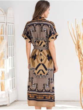 Длинная рубашка-халат Mia-Amore MARTINIKA 5287, Цвет: мультицвет, Размеры: M, изображение 2