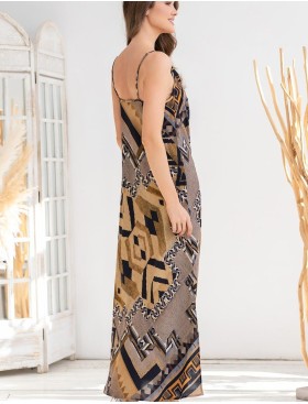 Длинное платье-сарафан Mia-Amore MARTINIKA 5288, Цвет: мультицвет, Размеры: M, изображение 2