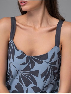 Сарафан из тканой вискозы Mia-Amore ODRIE 5350, Цвет: серо-голубой, Размеры: XL, изображение 4