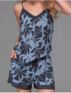 Пижама из тканой вискозы Mia-Amore ODRIE 5352, Цвет: серо-голубой, Размеры: 3XL, изображение 4