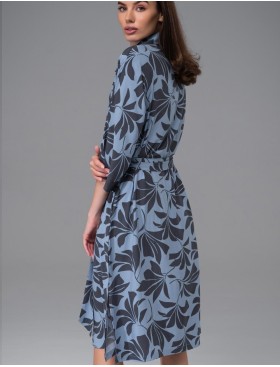 Длинная туника из вискозы Mia-Amore ODRIE 5359, Цвет: серо-голубой, Размеры: 2XL/3XL, изображение 2