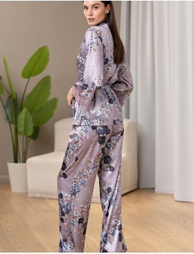 Комплект-тройка из натурального шёлка Mia-Amore PRIMROSE 4065, Цвет: мультицвет, Размеры: 3XL, изображение 3