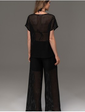 Ажурный комплект для пляжа Mia-Amore SEYCHELLES 5386 черный, Цвет: черный, Размеры: M, изображение 2