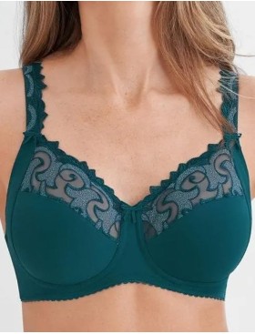 Бюстгальер мягкий без косточек Felina 203210 RHAPSODY изумруд, Цвет: изумруд, Размеры: 90D