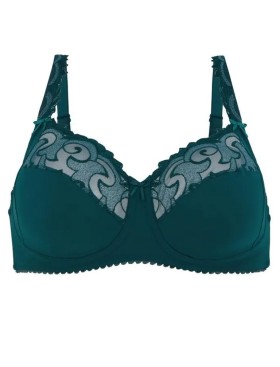 Бюстгальер мягкий без косточек Felina 203210 RHAPSODY изумруд, Цвет: изумруд, Размеры: 90D, изображение 4