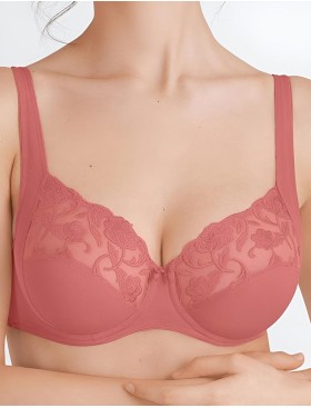 Мягкий бюстгальтер с подкроем Felina 519 MOMENTS красный, Цвет: красный, Размеры: 80C