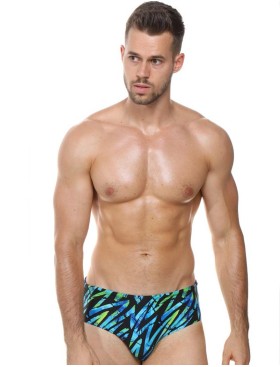 Мужские пляжные плавки Jolidon B4I / BL4I голубой/черный, Цвет: NI5_голубой/черный, Размеры: 3XL, изображение 2