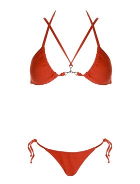 Купальник бикини Jolidon FR105U коралл, Цвет: коралл, Размеры: 80B, изображение 3