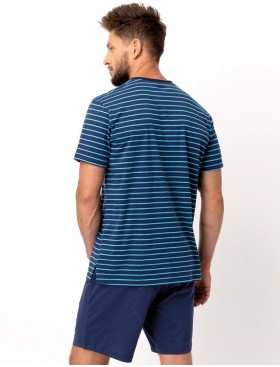 Пижама мужская из хлопка Key MNS 345, Цвет: кобальт, Размеры: L, изображение 3