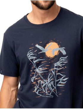 Пижама мужская с шортами Key MNS 749, Цвет: темно-синий/серый, Размеры: M, изображение 4