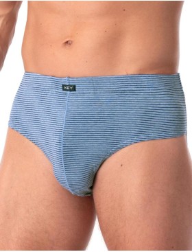 Мужские слипы 2 шт. в упаковкеKey MPP 073 голубой + серо-зеленый, Цвет: голубой + серо-зелен, Размеры: M