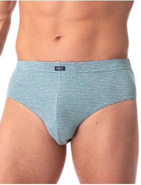 Мужские слипы 2 шт. в упаковкеKey MPP 073 голубой + серо-зеленый, Цвет: голубой + серо-зелен, Размеры: M, изображение 2