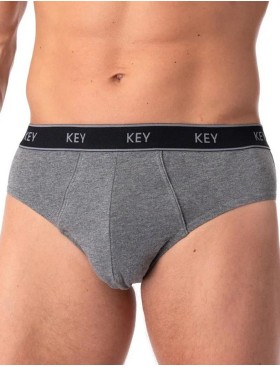 Набор трусов слипов (2 шт) Key MPP 222 тёмно-серый, Цвет: тёмно-серый, Размеры: M