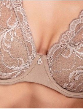 Кружевной бюстгальтер на каркасах Leilieve SAVOIR FAIRE 9400 visone, Цвет: visone (бежевый), Размеры: 75C, изображение 4