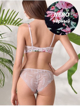 Комплект Lormar LOOK Loo52801 мягкая+слипы nero, Цвет: nero (черный), Размеры: 75B, изображение 2