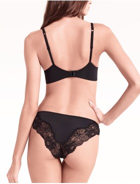 Трусы слипы Lormar SATEN slip nero/cipria, Цвет: nero/cipria, Размеры: S, изображение 4