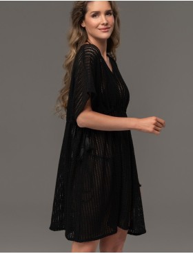 Ажурная туника для пляжа Mia-Amore SEYCHELLES 5384 черный, Цвет: черный, Размеры: S/M, изображение 2