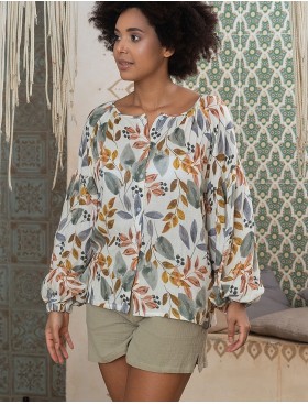 Хлопковый костюм с шортами Mia-Amore ANAIS 5434, Цвет: мультицвет, Размеры: XL, изображение 4