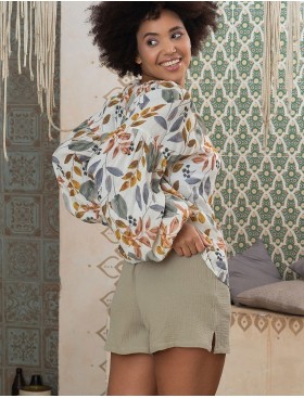 Хлопковый костюм с шортами Mia-Amore ANAIS 5434, Цвет: мультицвет, Размеры: XL, изображение 2