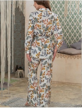 Брючный костюм из хлопкового муслина Mia-Amore ANAIS 5435, Цвет: мультицвет, Размеры: L, изображение 2