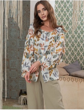 Комплект из хлопкового муслина Mia-Amore ANAIS 5436, Цвет: мультицвет, Размеры: L, изображение 4