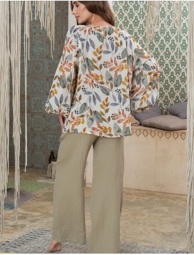 Комплект из хлопкового муслина Mia-Amore ANAIS 5436, Цвет: мультицвет, Размеры: L, изображение 2