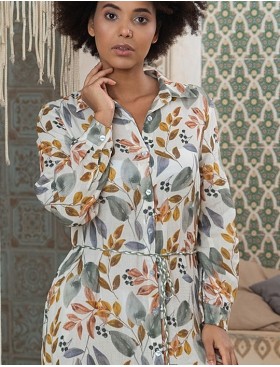 Длинная рубашка из хлопкового муслина Mia-Amore ANAIS 5437, Цвет: мультицвет, Размеры: S, изображение 5