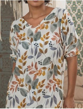 Длинная туника из хлопкового муслина Mia-Amore ANAIS 5439, Цвет: мультицвет, Размеры: M, изображение 5