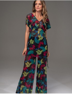 Пляжный комплект со штанами Mia-Amore CALIPSO 2275, Цвет: черный, Размеры: L