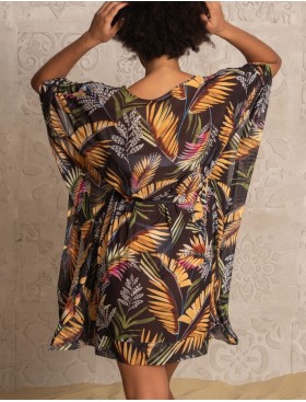 Туника пляжная Mia-Amore NUBIA 2224, Цвет: черный, Размеры: 4XL/5XL, изображение 3