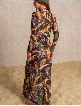 Длинное платье-туника Mia-Amore NUBIA 2228, Цвет: черный, Размеры: XL, изображение 2