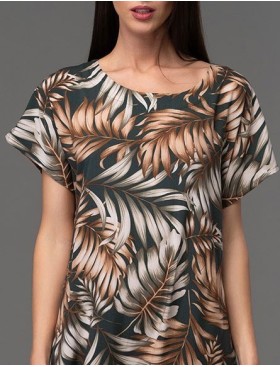 Длинное платье-туника Mia-Amore SAMUI 5397, Цвет: хаки, Размеры: L/XL, изображение 5