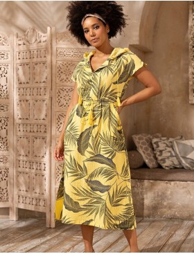 Туника из хлопкового муслина Mia-Amore TENERIFE 5221 желтый, Цвет: желтый, Размеры: L/XL, изображение 3