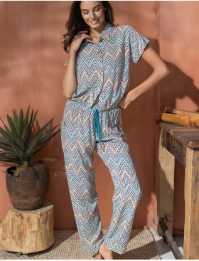 Комплект домашний Mia-Amore VEGAS 1996 синий, Цвет: синий, Размеры: M