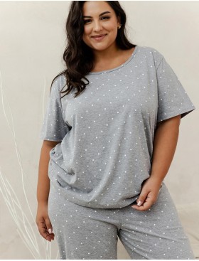 Женская пижама с брюками Taro 3325/3368 MEG, Цвет: серый, Размеры: L, изображение 2